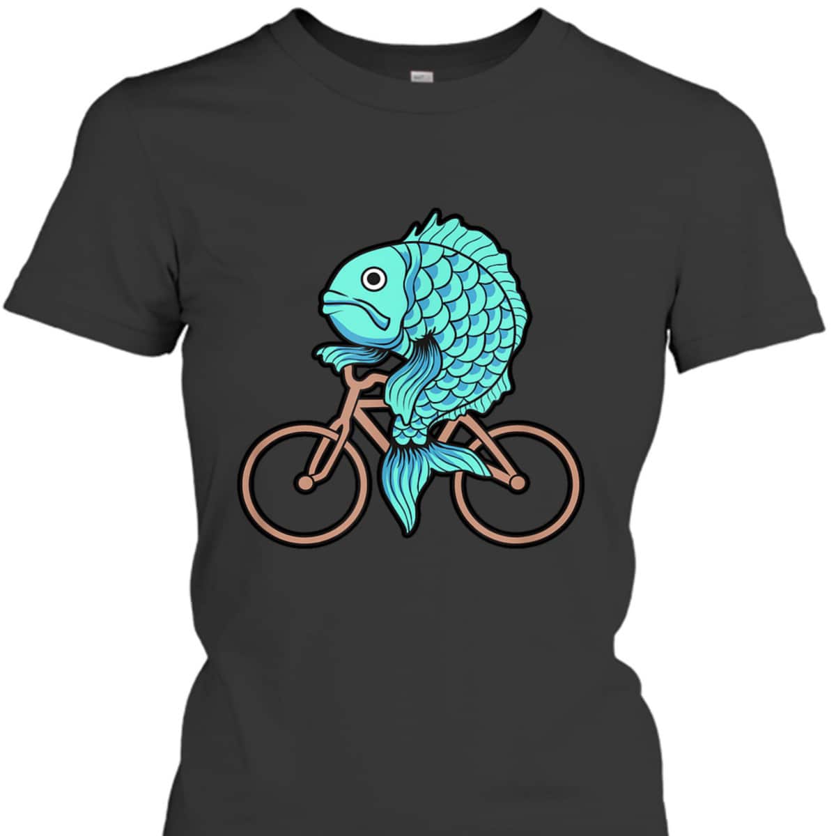 Fish On A Bicycle Rights Pro Choice Feminist T-Shirt