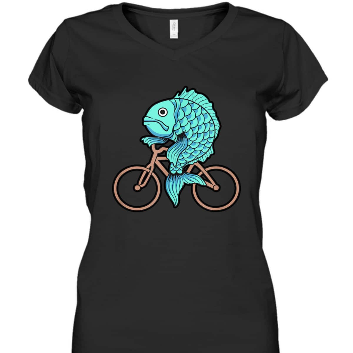 Fish On A Bicycle Rights Pro Choice Feminist T-Shirt
