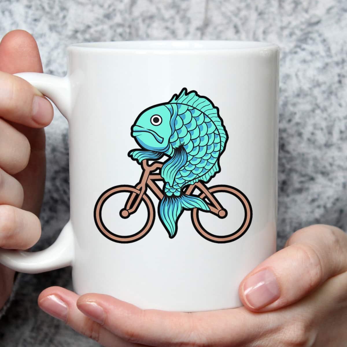 Fish On A Bicycle Rights Pro Choice Feminist T-Shirt