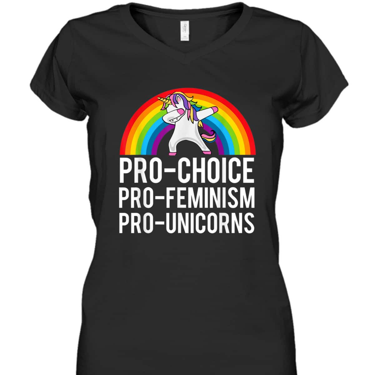 Pro Choice Pro Feminism Pro Unicorn Pro Abortion Protest T-Shirt