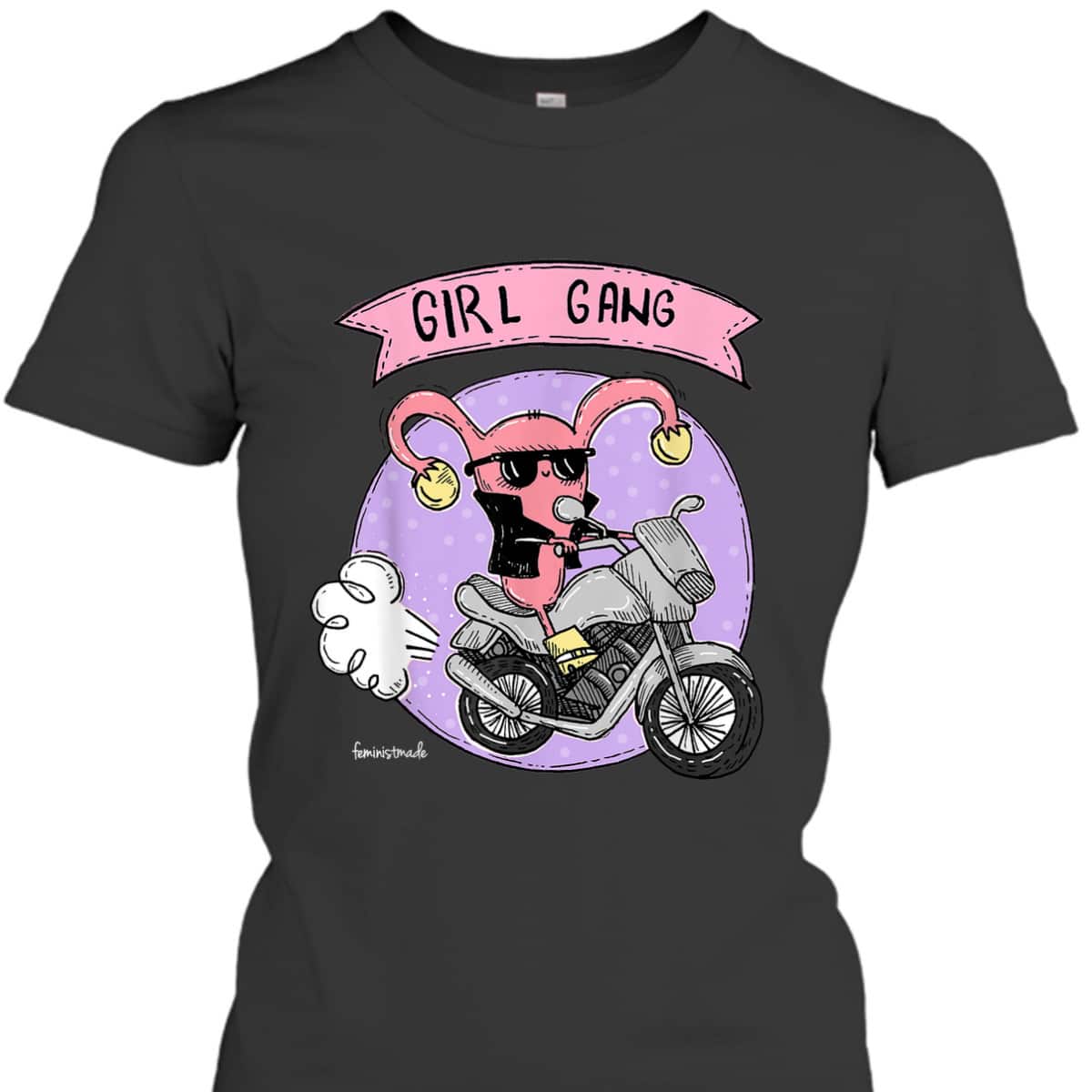 Girl Gang Uterus Feminist T-Shirt Girl Gang Uterus Feminist T-Shirt