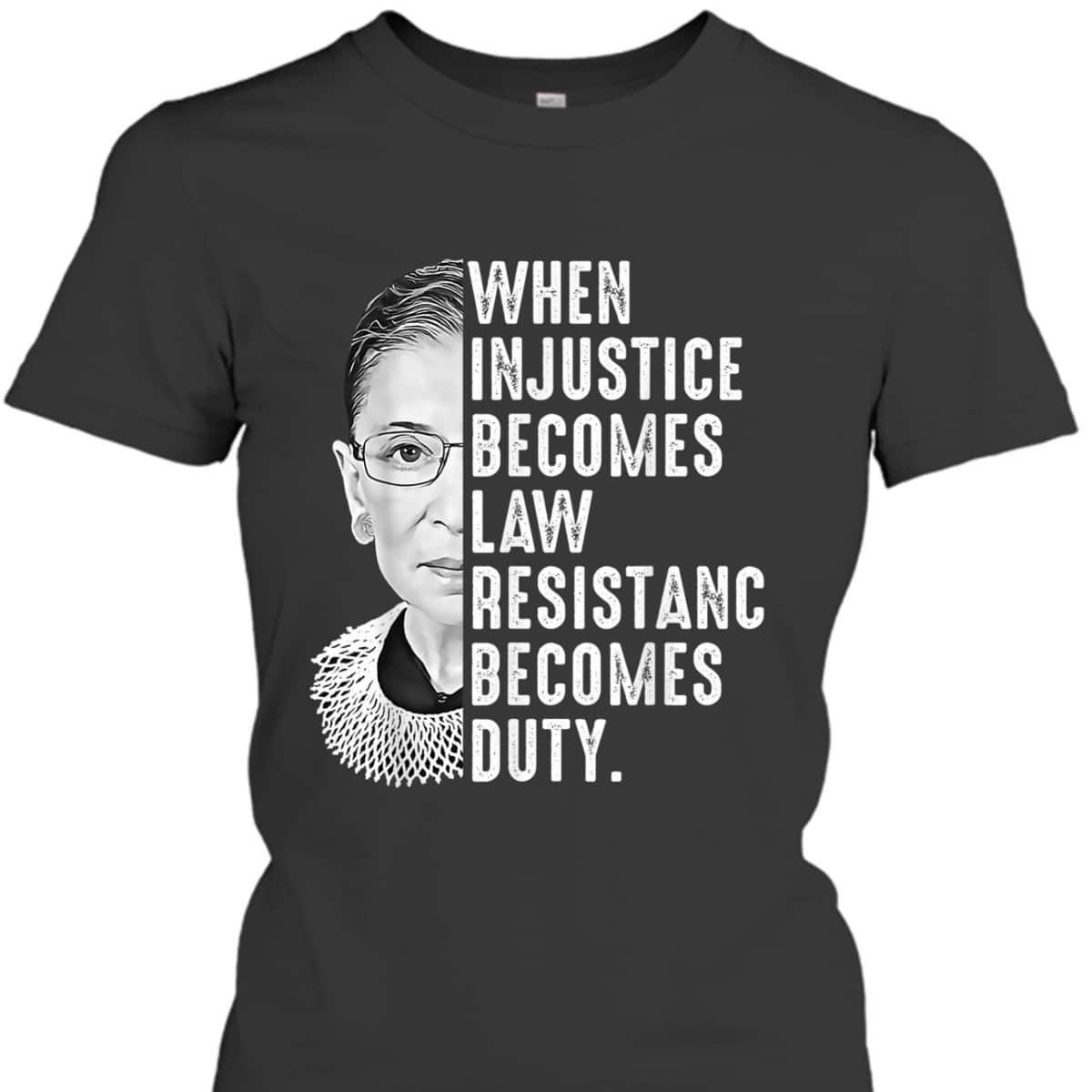 Ruth Bader Ginsburg Pro Choice My Body My Choice Feminist T-Shirt