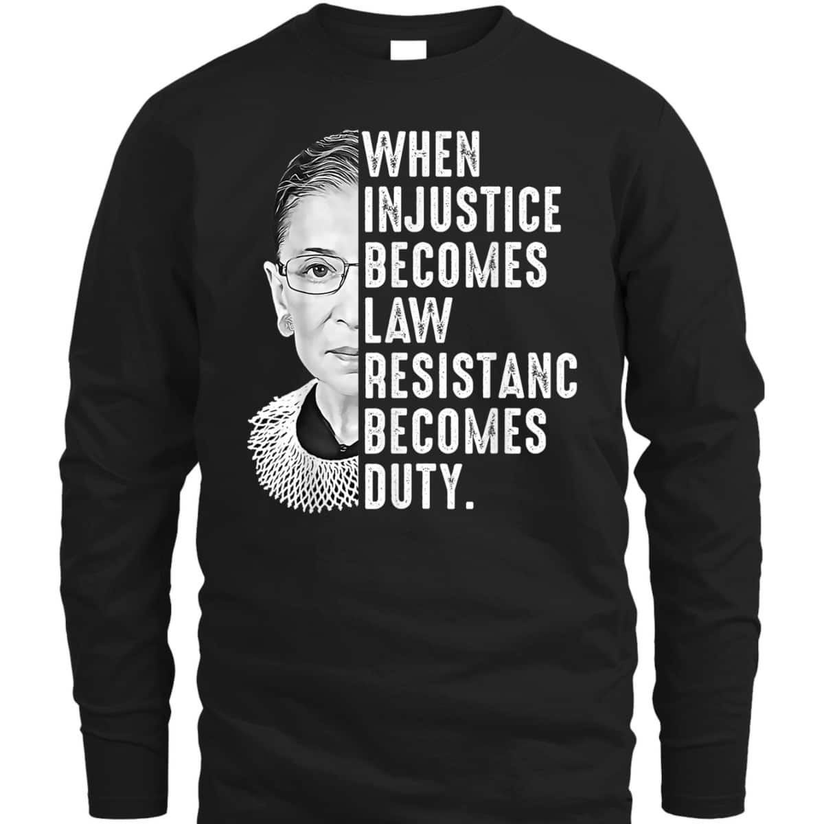 Ruth Bader Ginsburg Pro Choice My Body My Choice Feminist T-Shirt