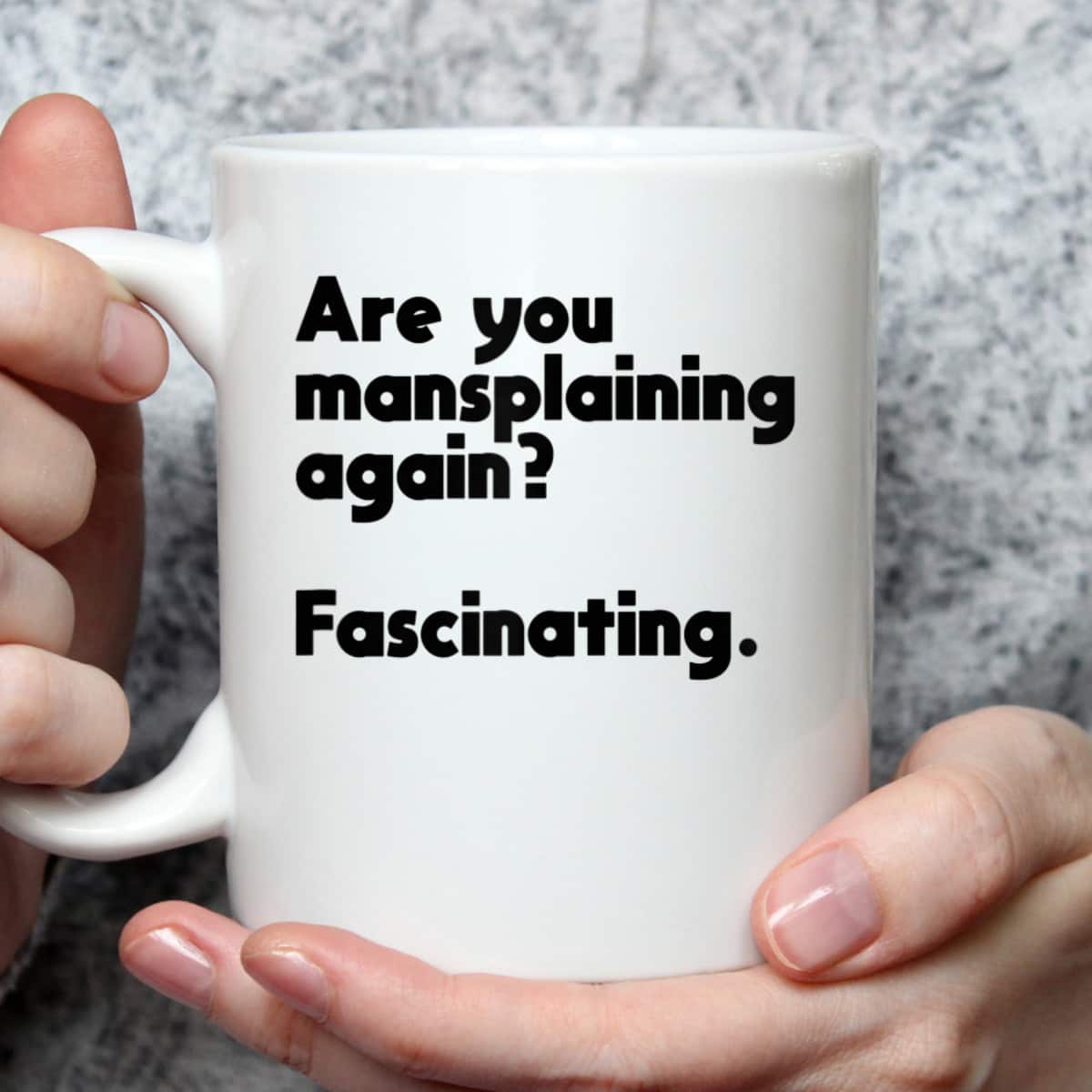 Are You Mansplaining Again Funny Feminist T-Shirt