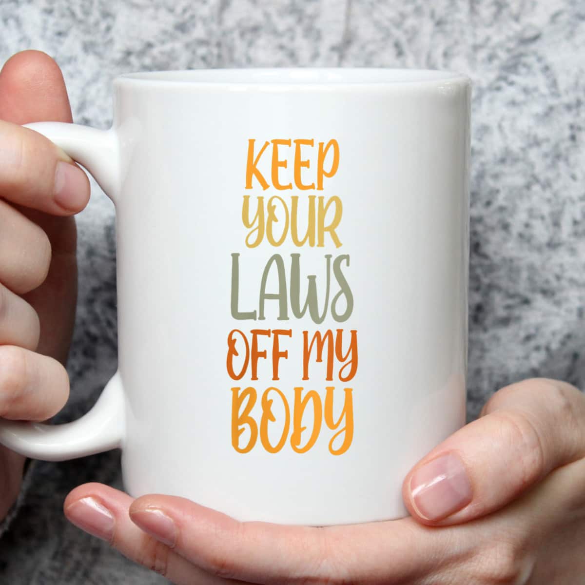 Womens Pro Choice Feminist Keep Your Laws Off My Body T-Shirt Womens Pro Choice Feminist Keep Your Laws Off My Body T-Shirt