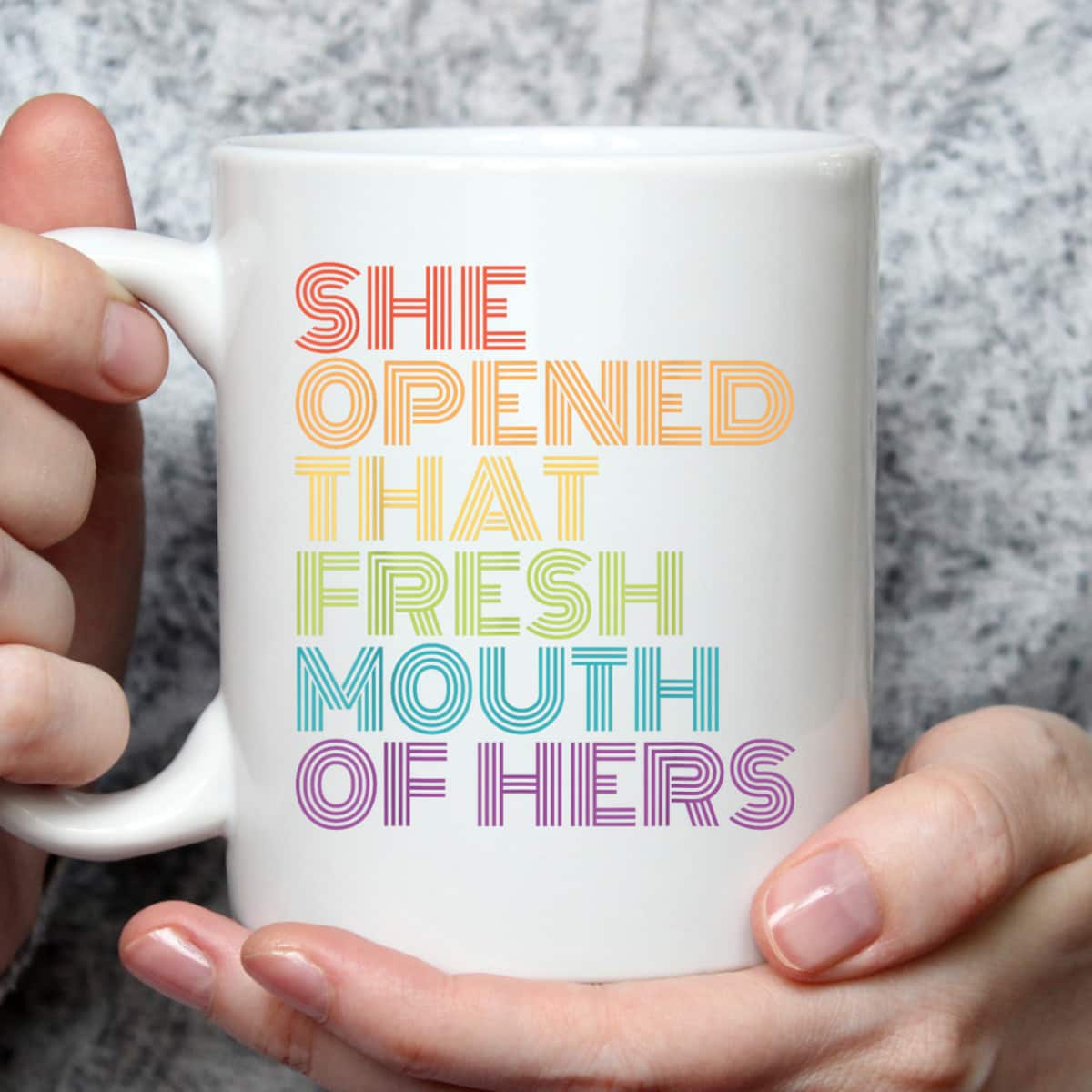 Feminist Gift For Nasty Women She Opened That Fresh Mouth T-Shirt