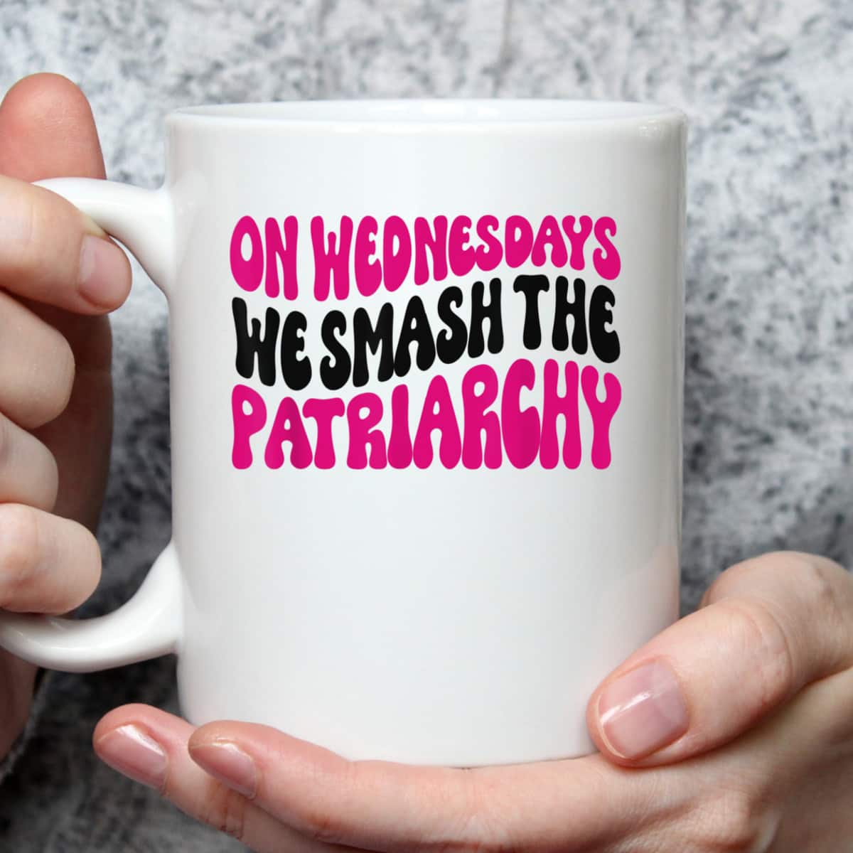 On Wednesdays We Smash The Patriarchy Pink Feminist Feminism T-Shirt