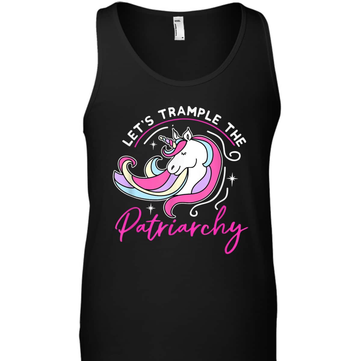 Trample The Patriarchy Funny Feminist Unicorn Social Justice T-Shirt