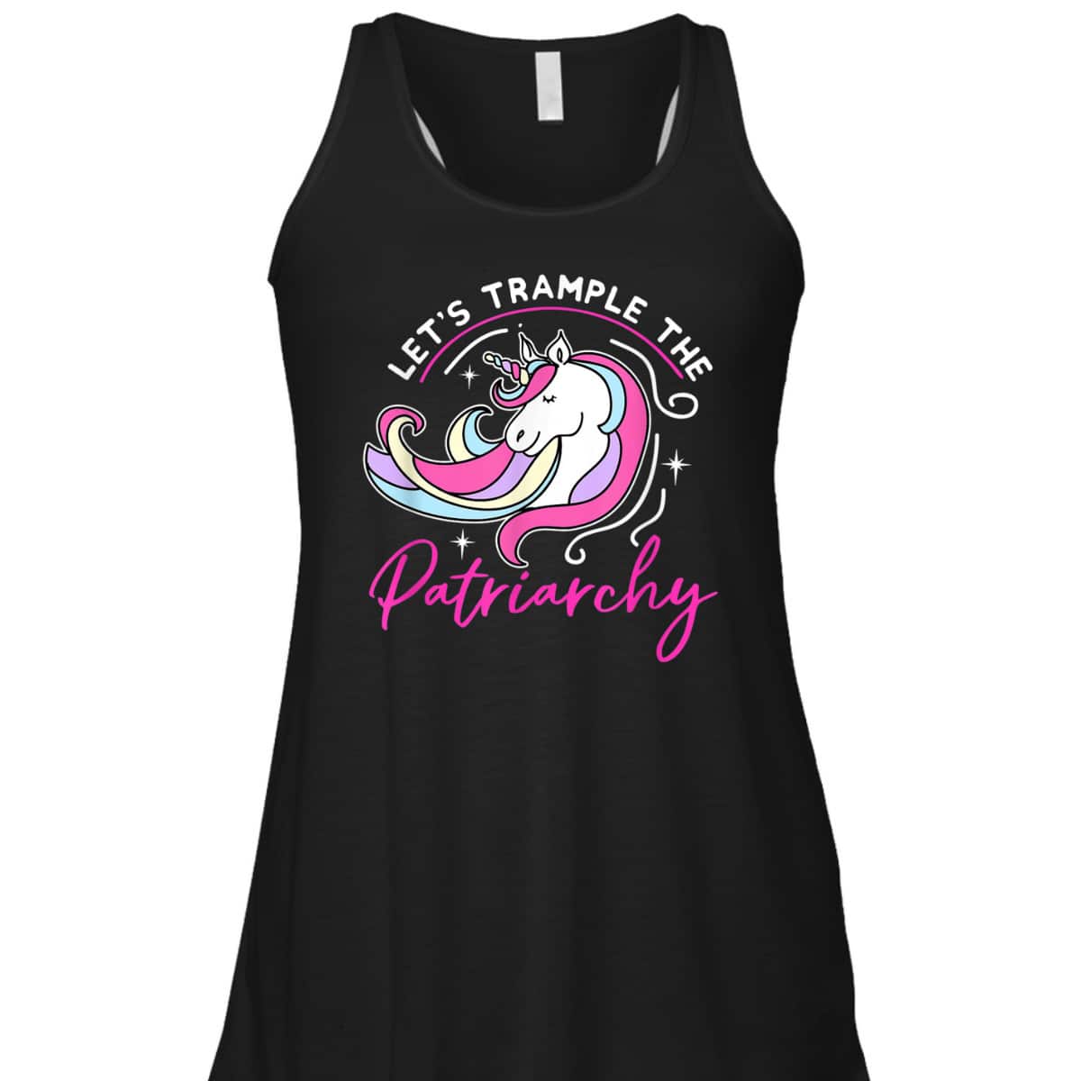Trample The Patriarchy Funny Feminist Unicorn Social Justice T-Shirt