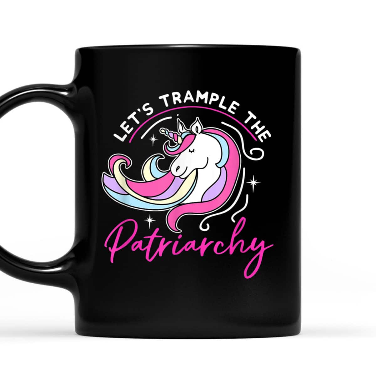 Trample The Patriarchy Funny Feminist Unicorn Social Justice T-Shirt
