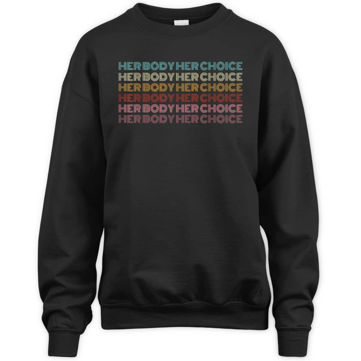 Her Body Her Choice Pro Choice Feminist T-Shirt
