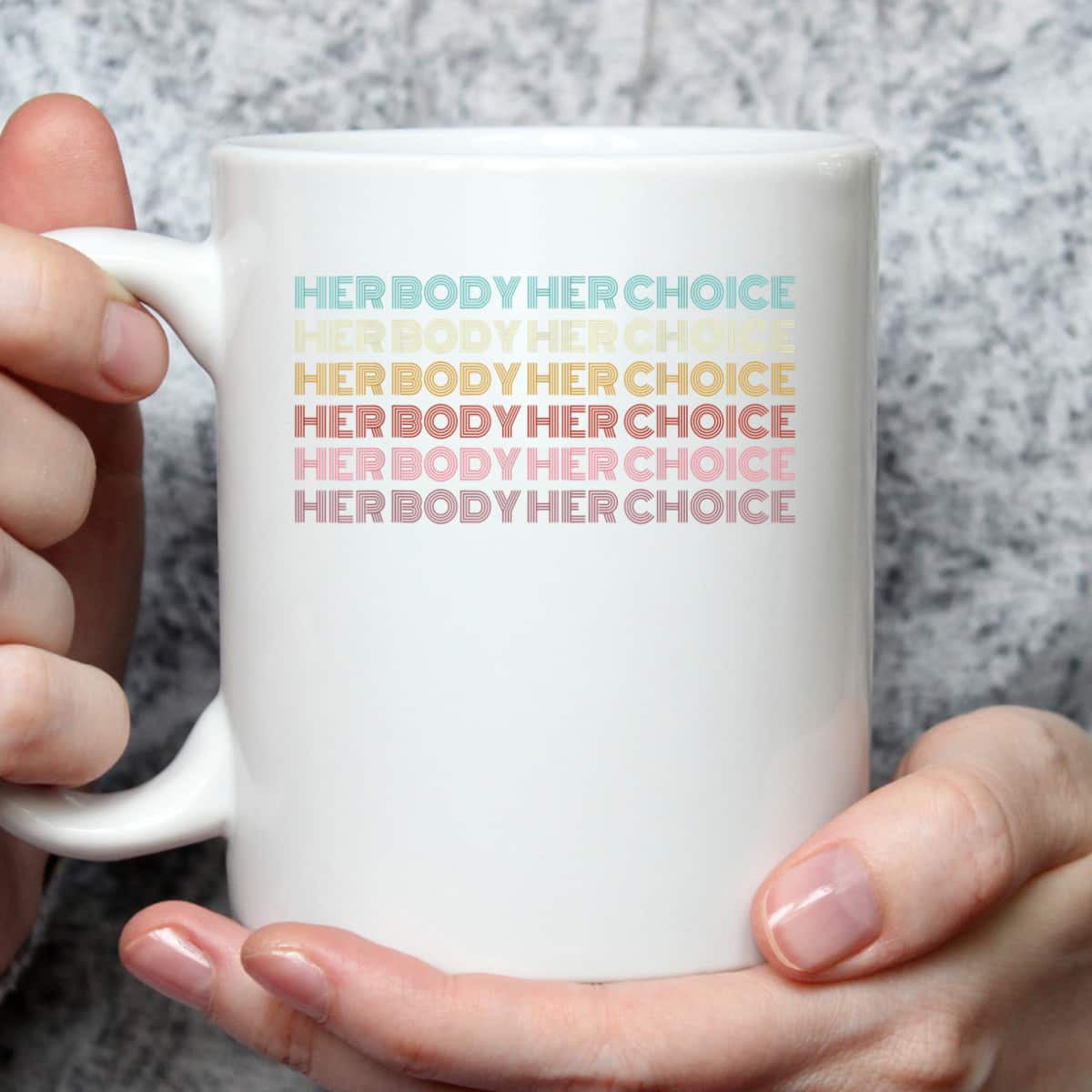 Her Body Her Choice Pro Choice Feminist T-Shirt