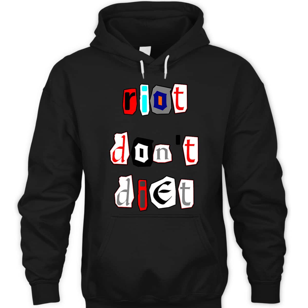 Riot Don't Diet Funny Feminist Riot Grrl T-Shirt Riot Don't Diet Funny Feminist Riot Grrl T-Shirt