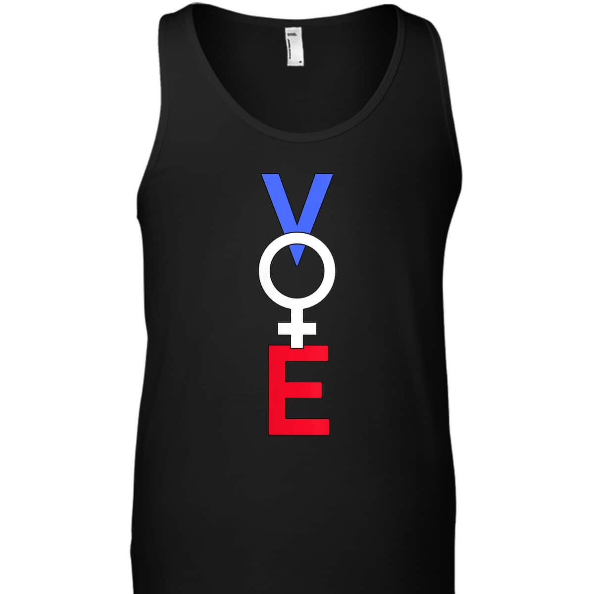 Womens Feminist Vote Red White Blue American Voting Election T-Shirt Womens Feminist Vote Red White Blue American Voting Election T-Shirt