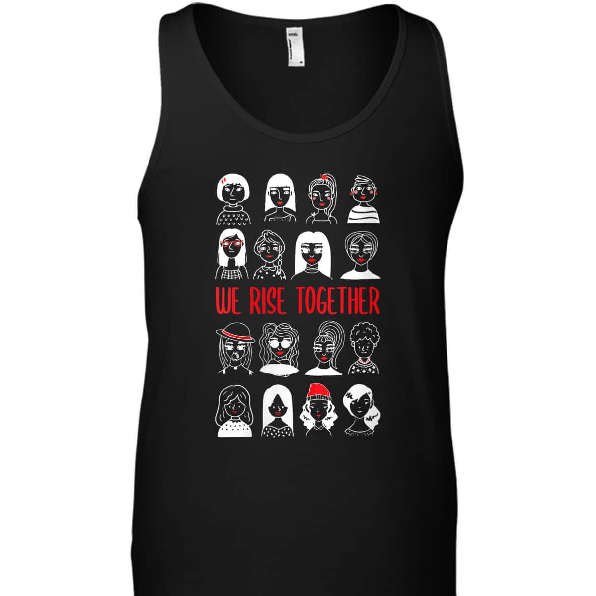 Womens We Rise Together - Feminist Feminism Rights Day T-Shirt Womens We Rise Together - Feminist Feminism Rights Day T-Shirt