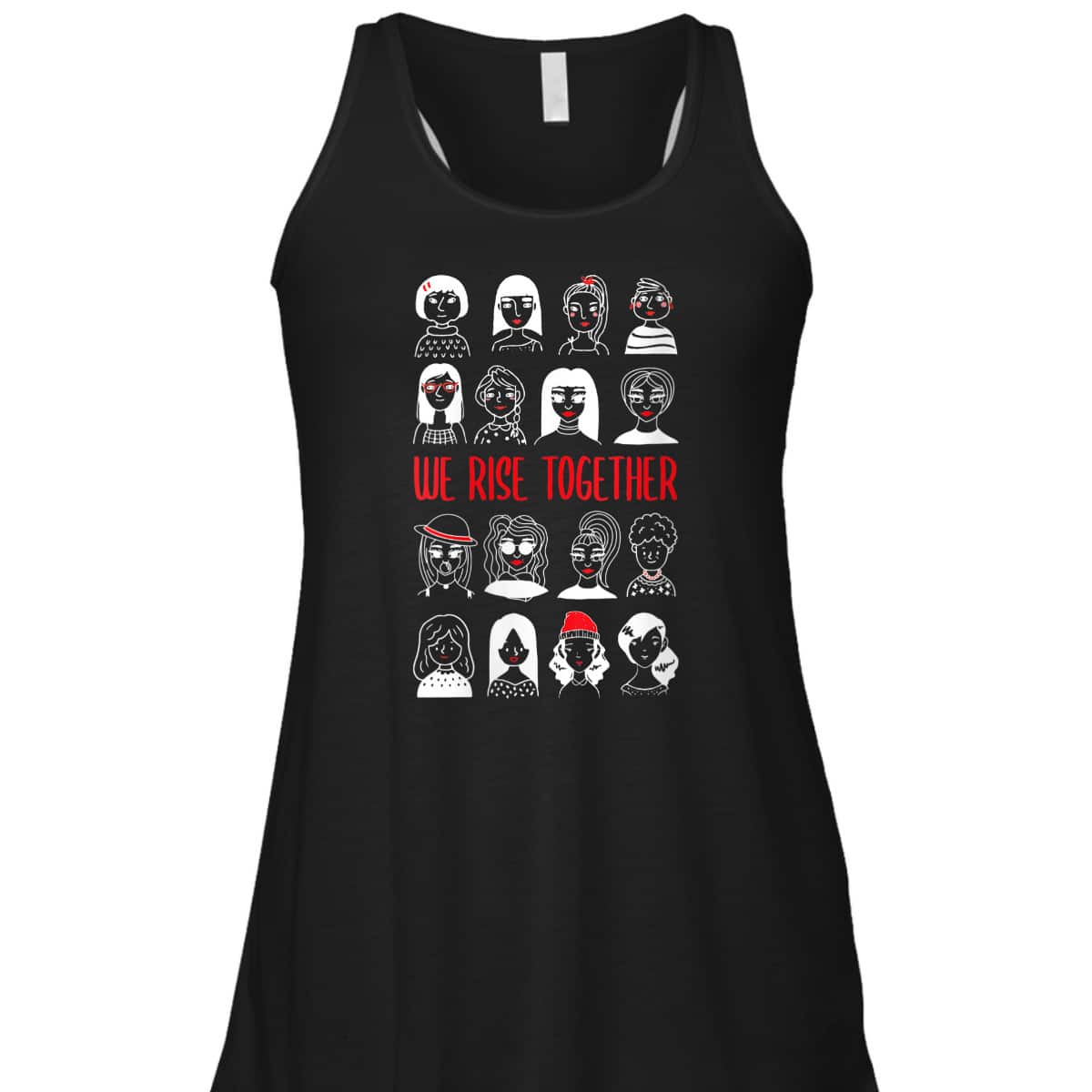Womens We Rise Together - Feminist Feminism Rights Day T-Shirt Womens We Rise Together - Feminist Feminism Rights Day T-Shirt