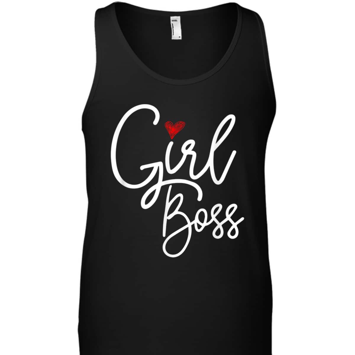 Girl Boss Gift Girl Building Her Empire Feminist Lady Boss T-Shirt