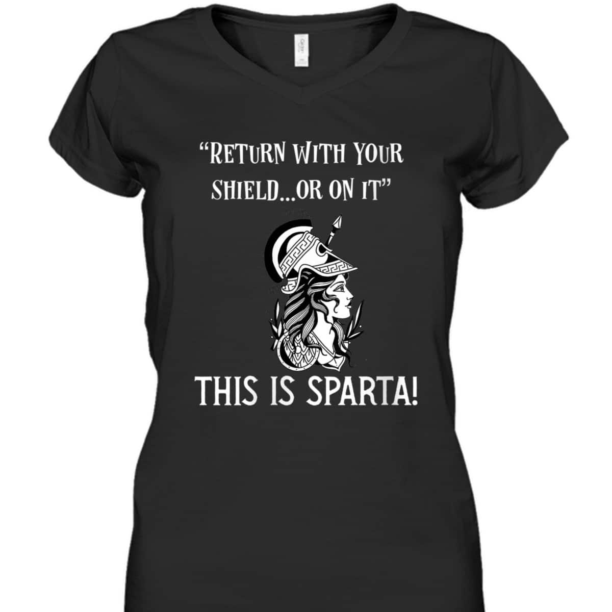 Womens Feminist Strong Greek Women This Is Sparta History T-Shirt Womens Feminist Strong Greek Women This Is Sparta History T-Shirt