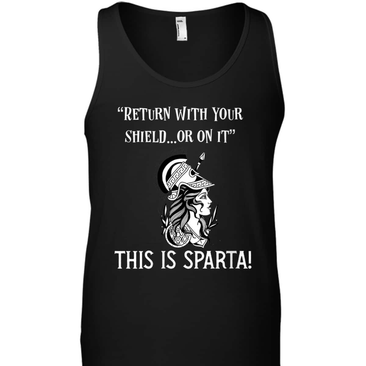 Womens Feminist Strong Greek Women This Is Sparta History T-Shirt