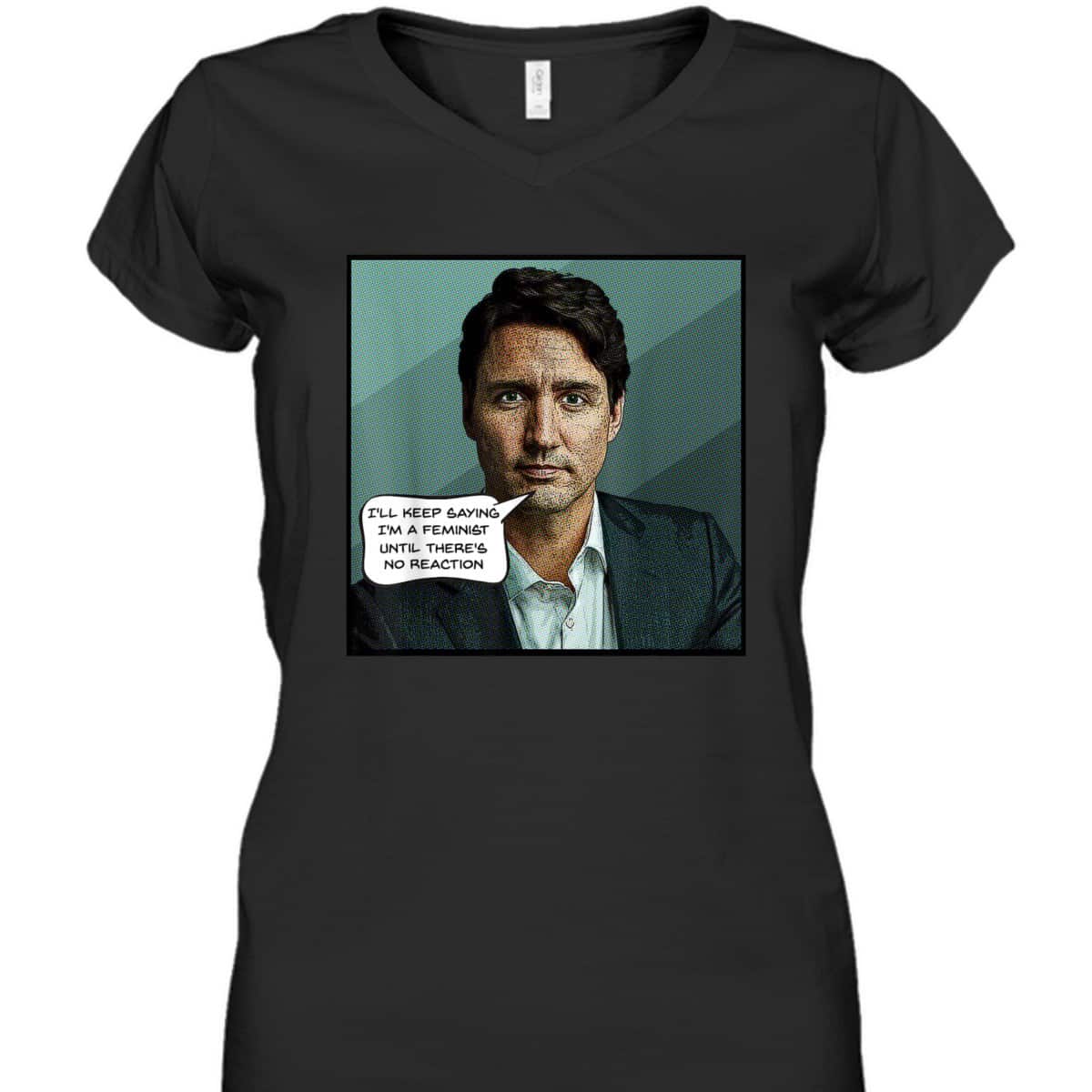 Justin Trudeau Feminist Quote Canadian Prime Minister T-Shirt