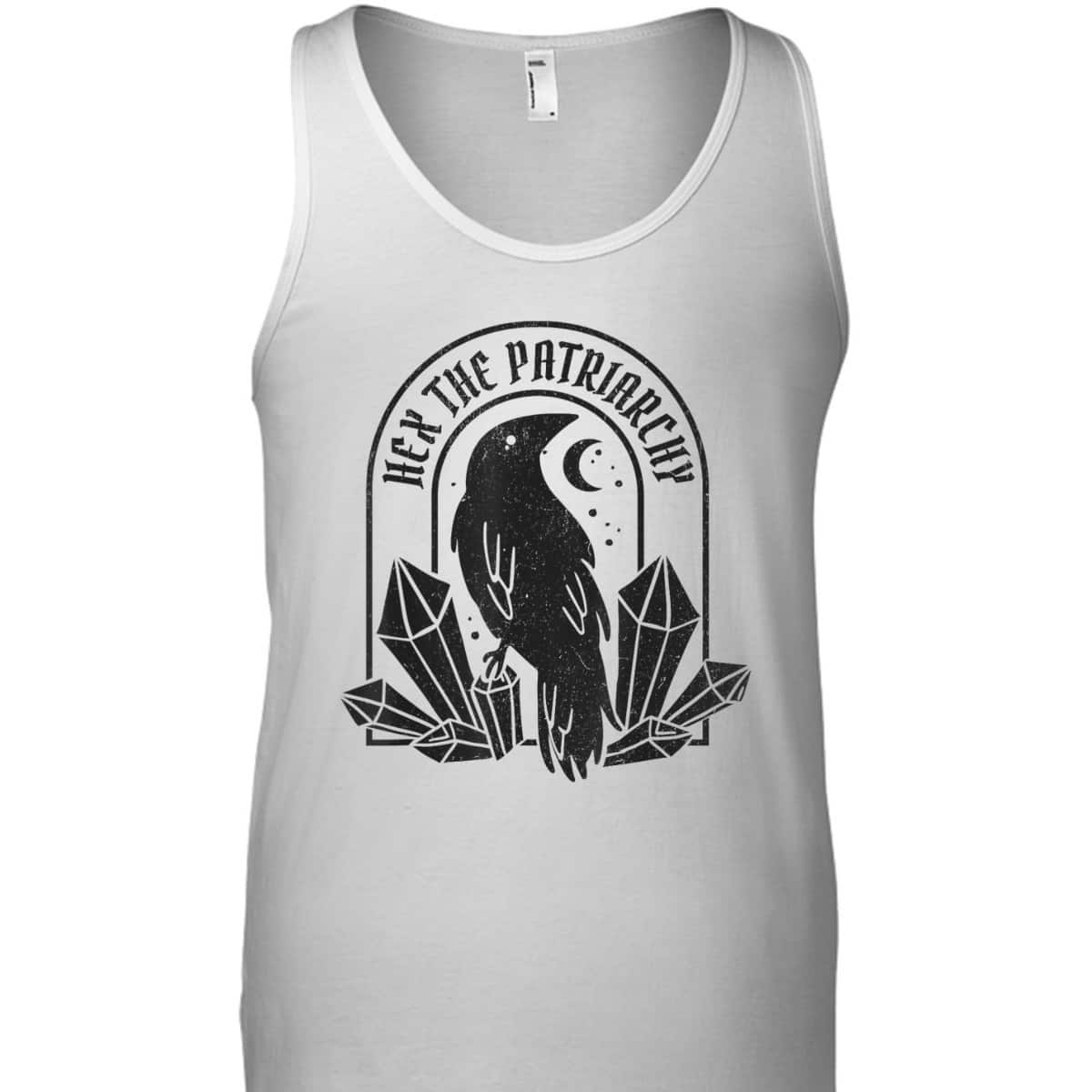 Feminist Witch Crow Hex The Patriarchy T-Shirt