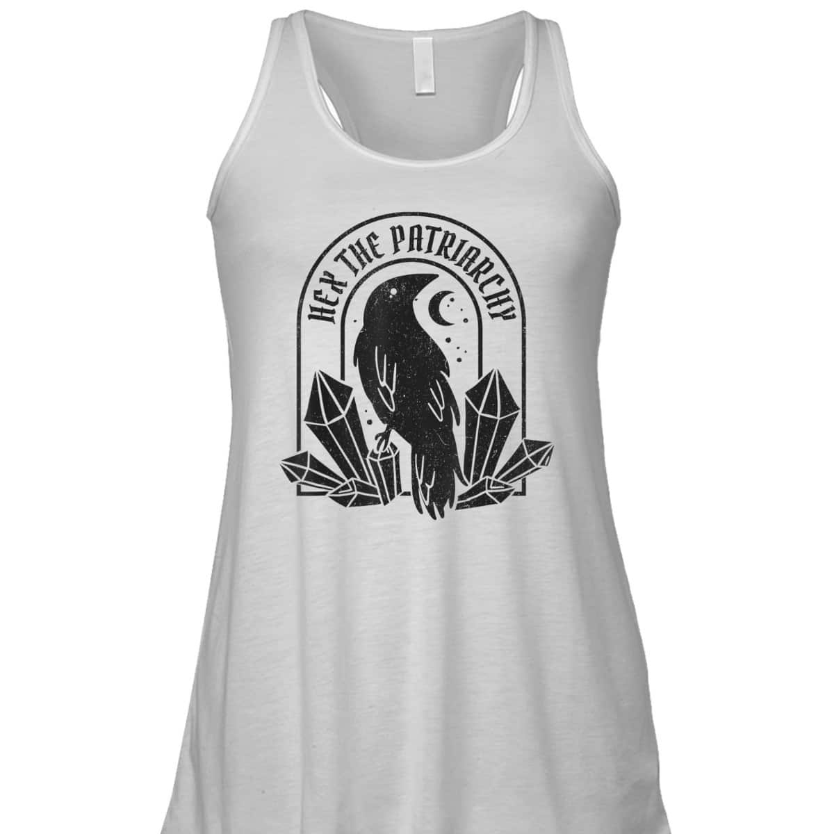 Feminist Witch Crow Hex The Patriarchy T-Shirt