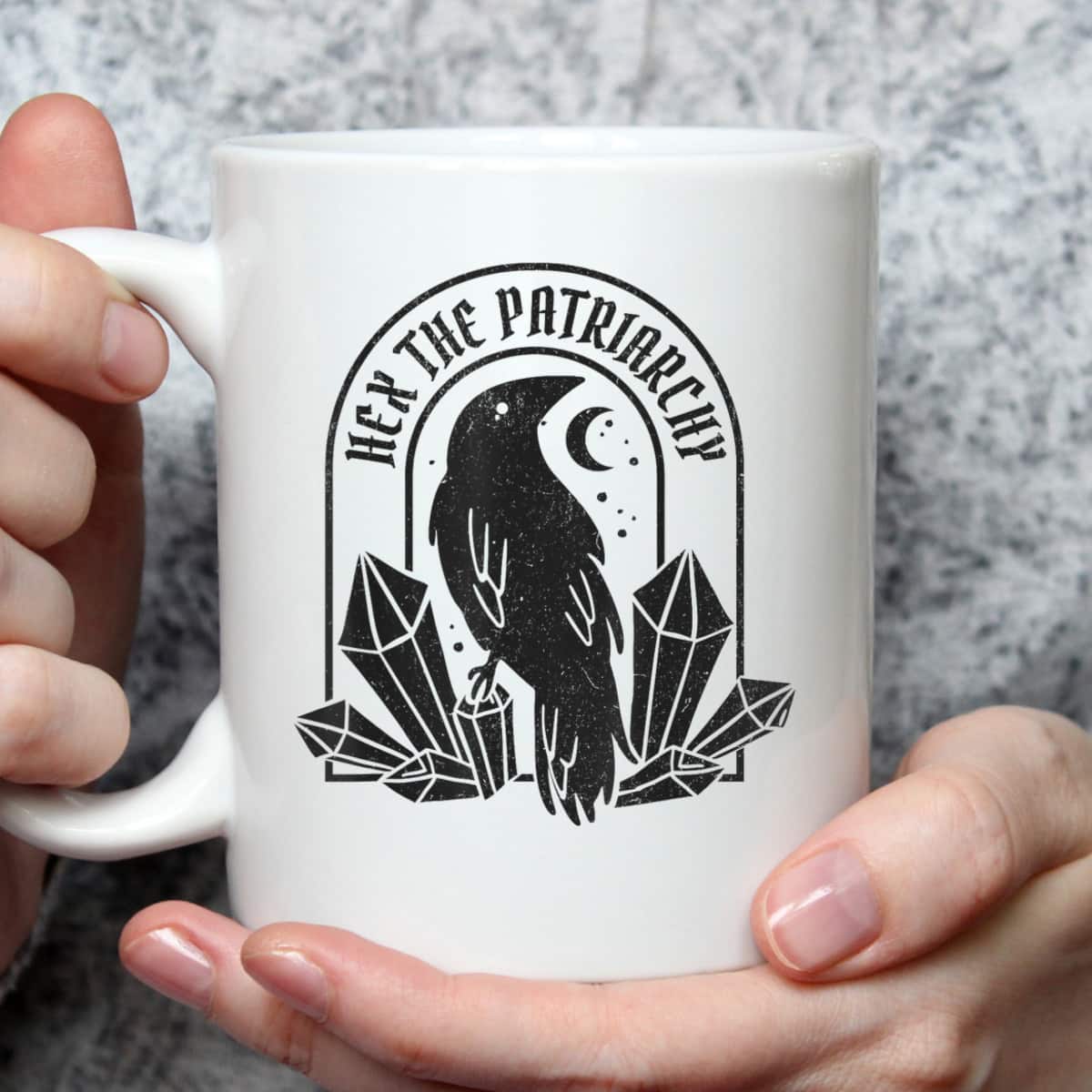 Feminist Witch Crow Hex The Patriarchy T-Shirt Feminist Witch Crow Hex The Patriarchy T-Shirt
