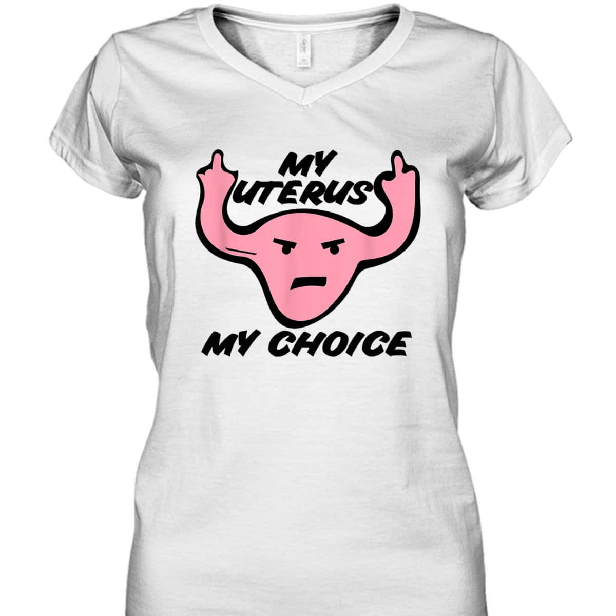 My Uterus My Choice Pro-choice Feminist Protest T-Shirt