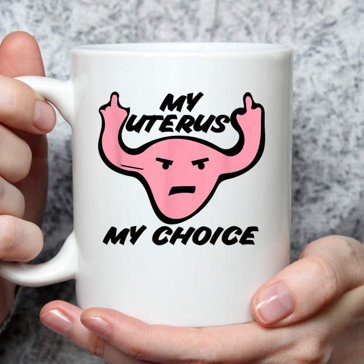 My Uterus My Choice Pro-choice Feminist Protest T-Shirt