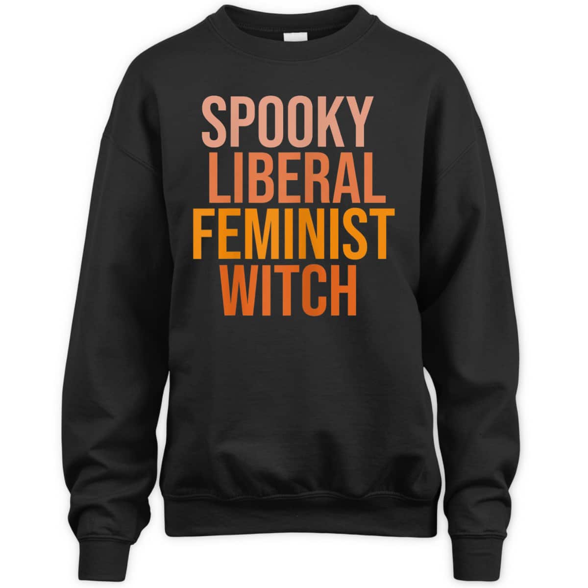 Womens Halloween Spooky Liberal Feminist Witch For T-Shirt
