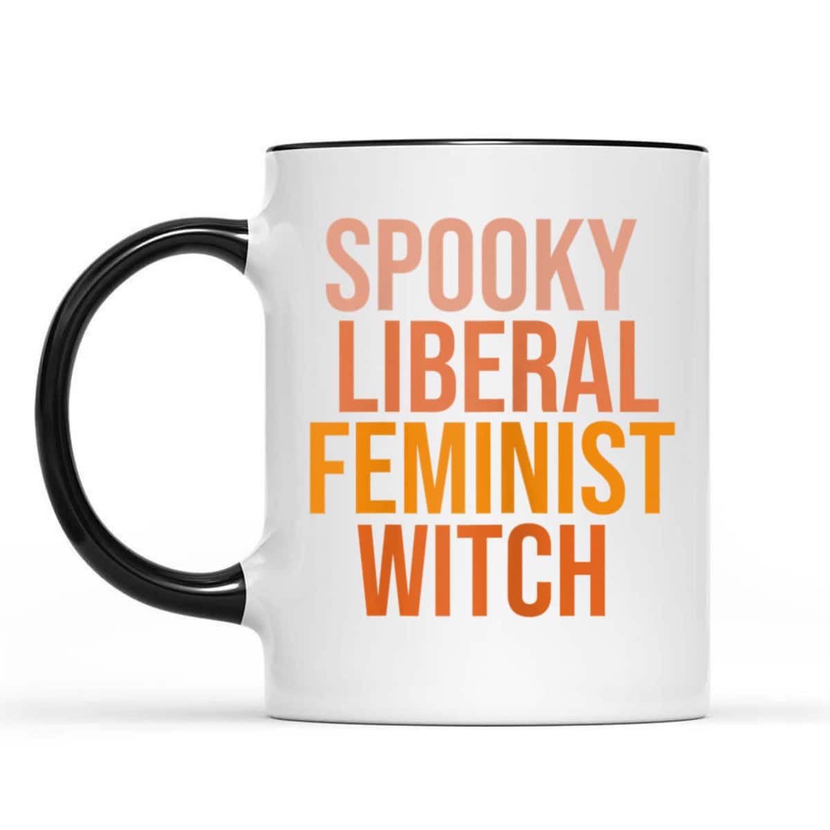 Womens Halloween Spooky Liberal Feminist Witch For T-Shirt