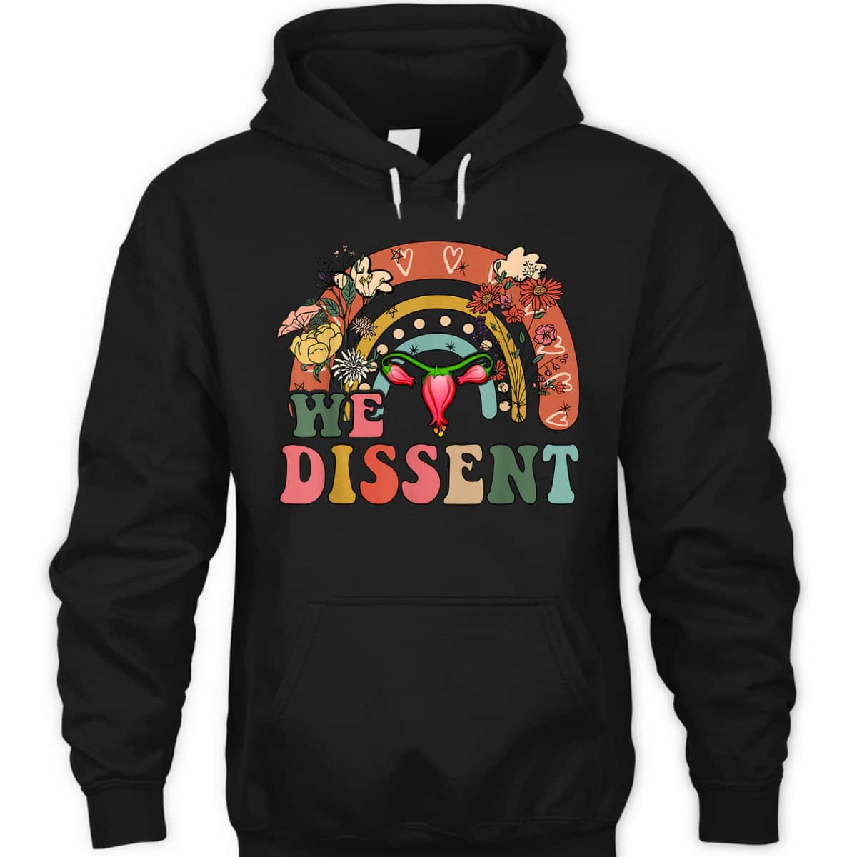 Vintage We Dissent Pro Choice Feminist Rights T-Shirt