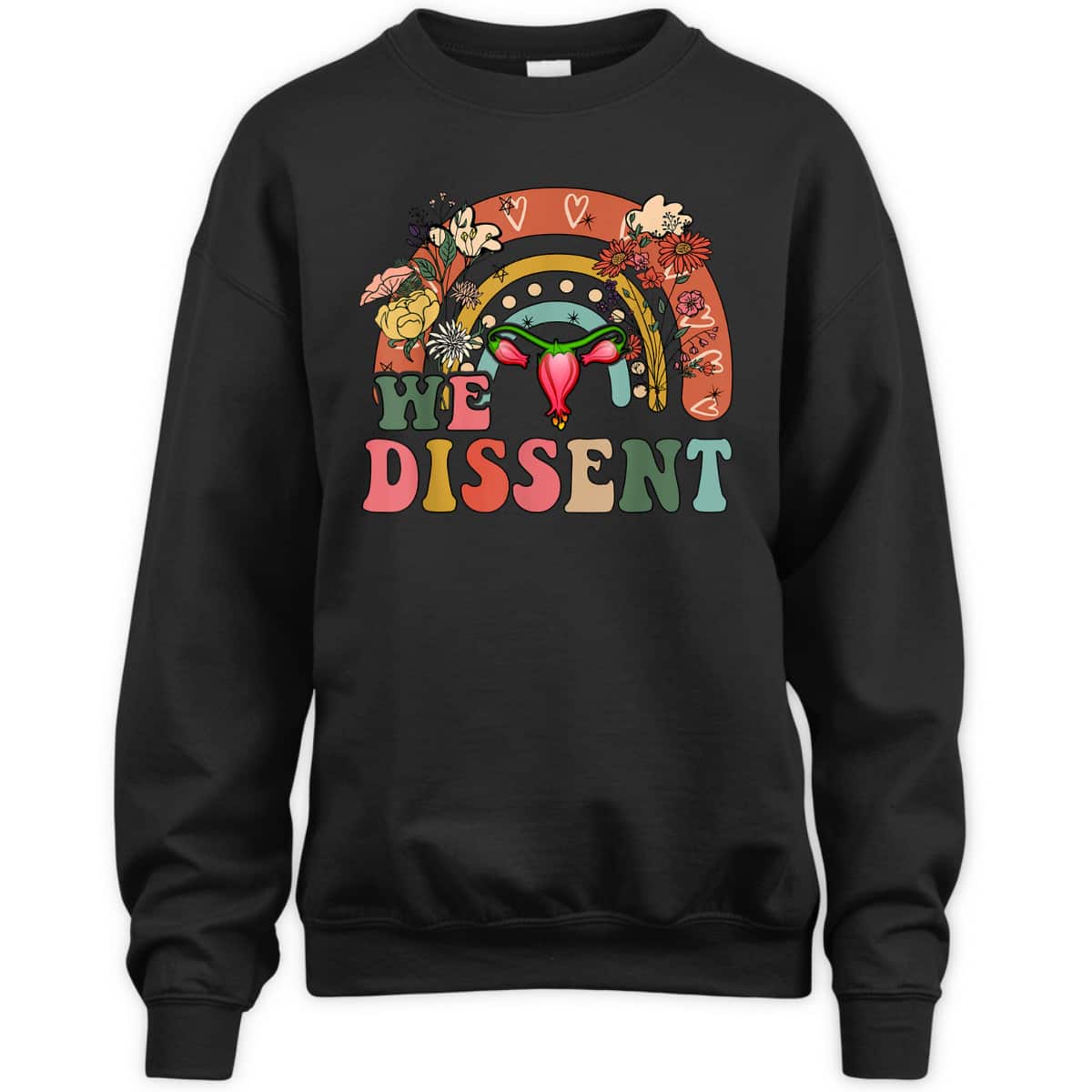 Vintage We Dissent Pro Choice Feminist Rights T-Shirt