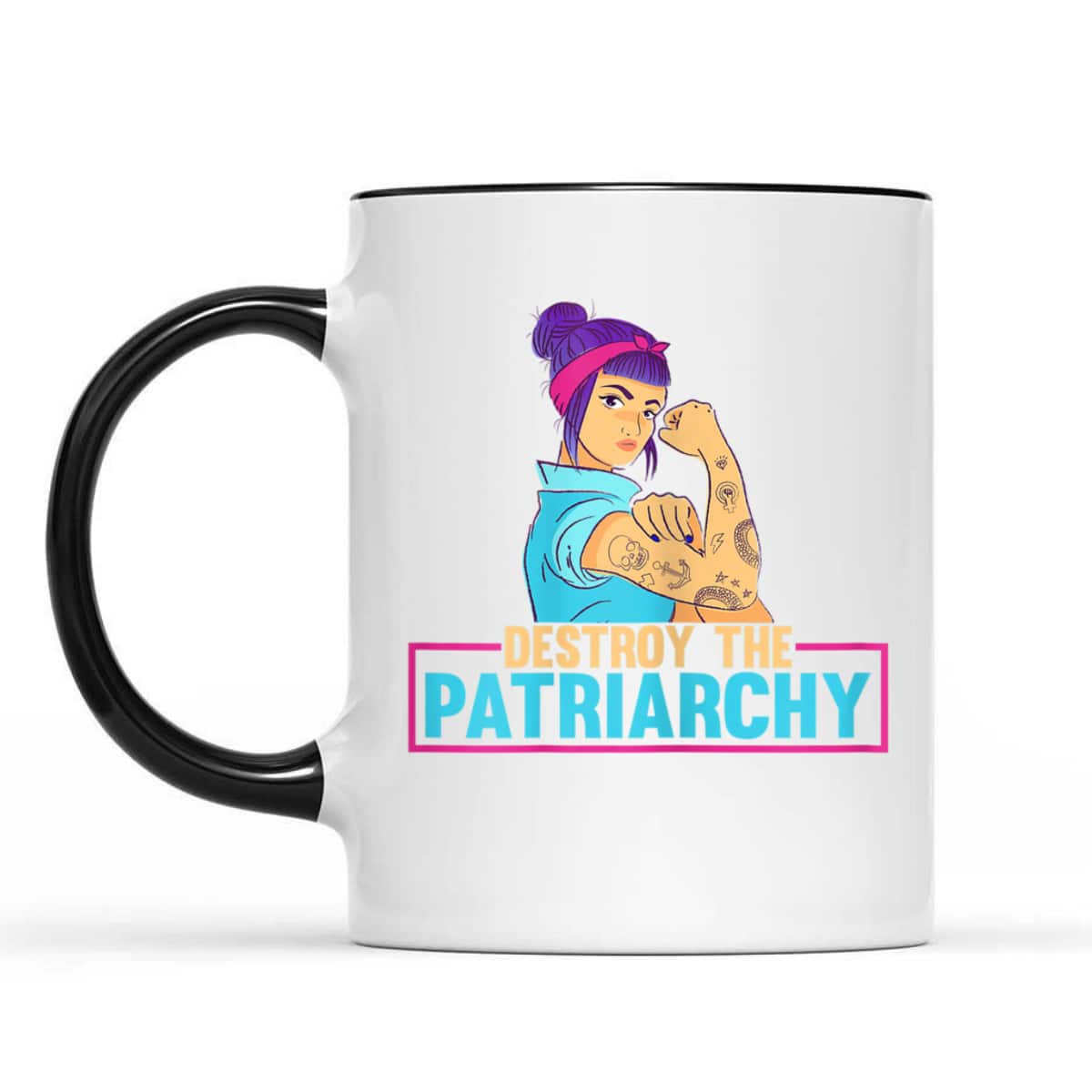 Womens Radical Feminist Feminism Destroy The Patriarchy T-Shirt