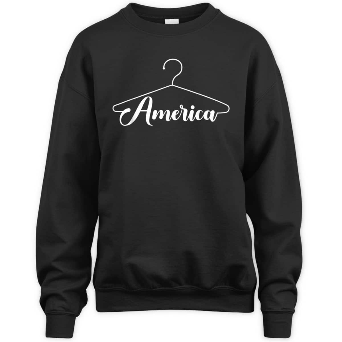America Hanger ProChoice Feminist T-Shirt America Hanger ProChoice Feminist T-Shirt