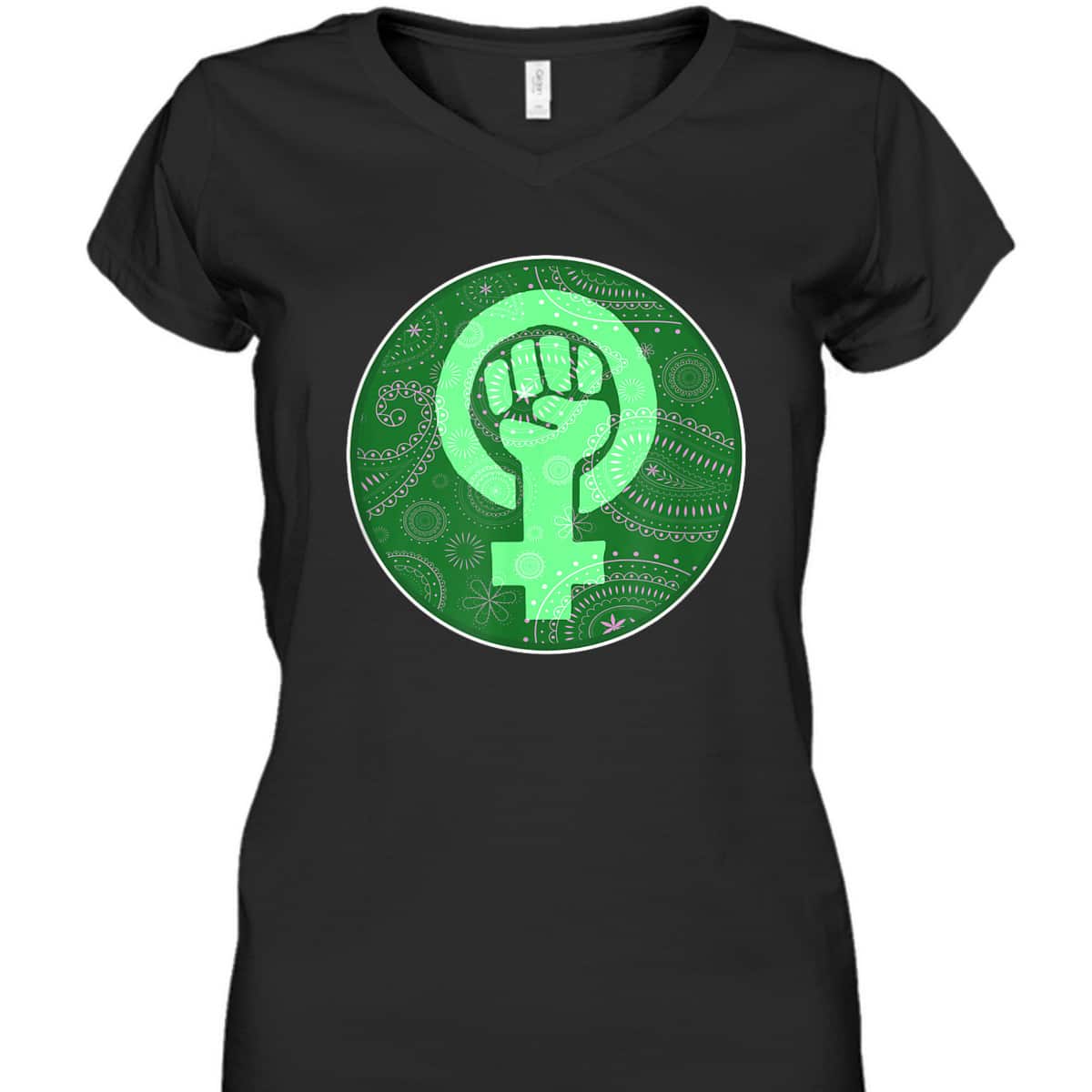 Abortion Rights Feminist Fist Green Bandana Pro Choice T-Shirt Abortion Rights Feminist Fist Green Bandana Pro Choice T-Shirt
