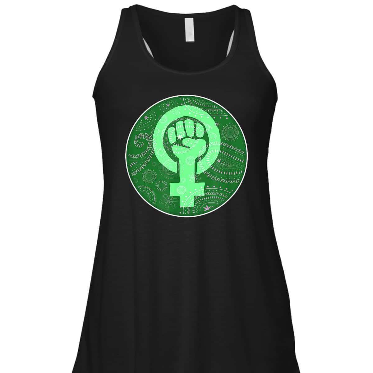 Abortion Rights Feminist Fist Green Bandana Pro Choice T-Shirt Abortion Rights Feminist Fist Green Bandana Pro Choice T-Shirt