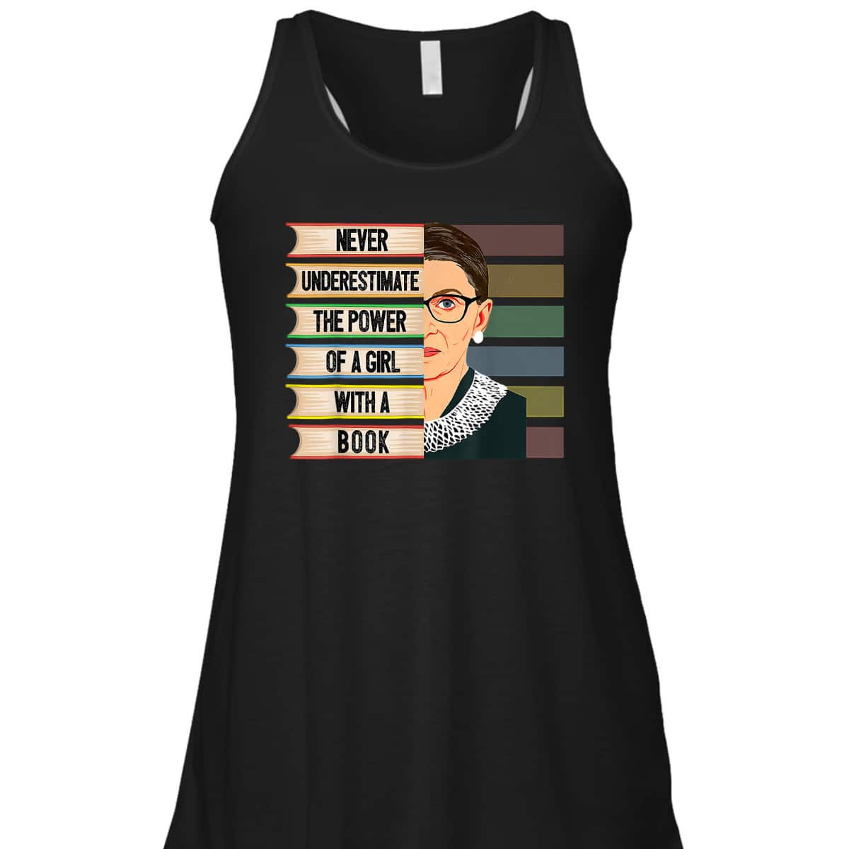Feminist Ruth Bader Ginsburg RBG Quote Girl With Book T-Shirt