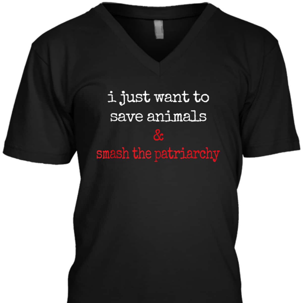 Feminist Animal Rescue Save Animals Smash The Patriarchy T-Shirt