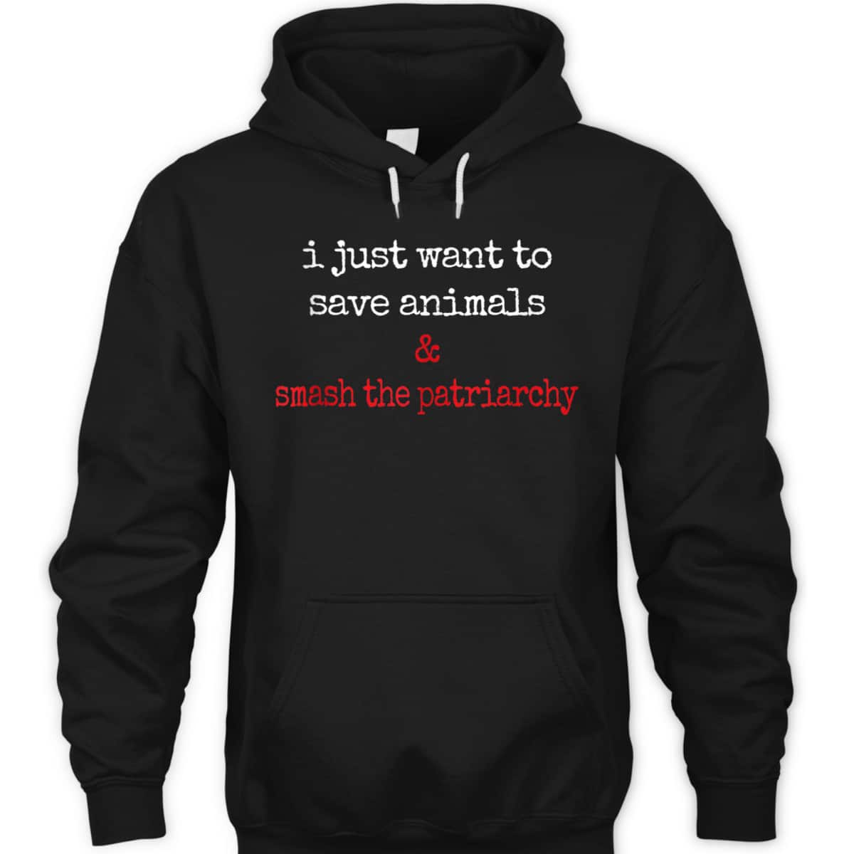Feminist Animal Rescue Save Animals Smash The Patriarchy T-Shirt
