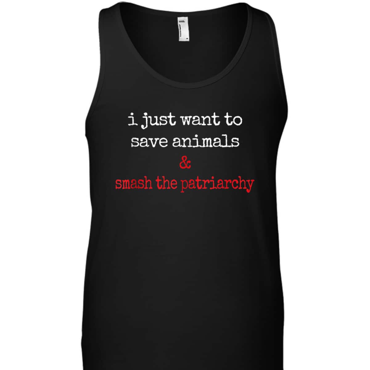Feminist Animal Rescue Save Animals Smash The Patriarchy T-Shirt