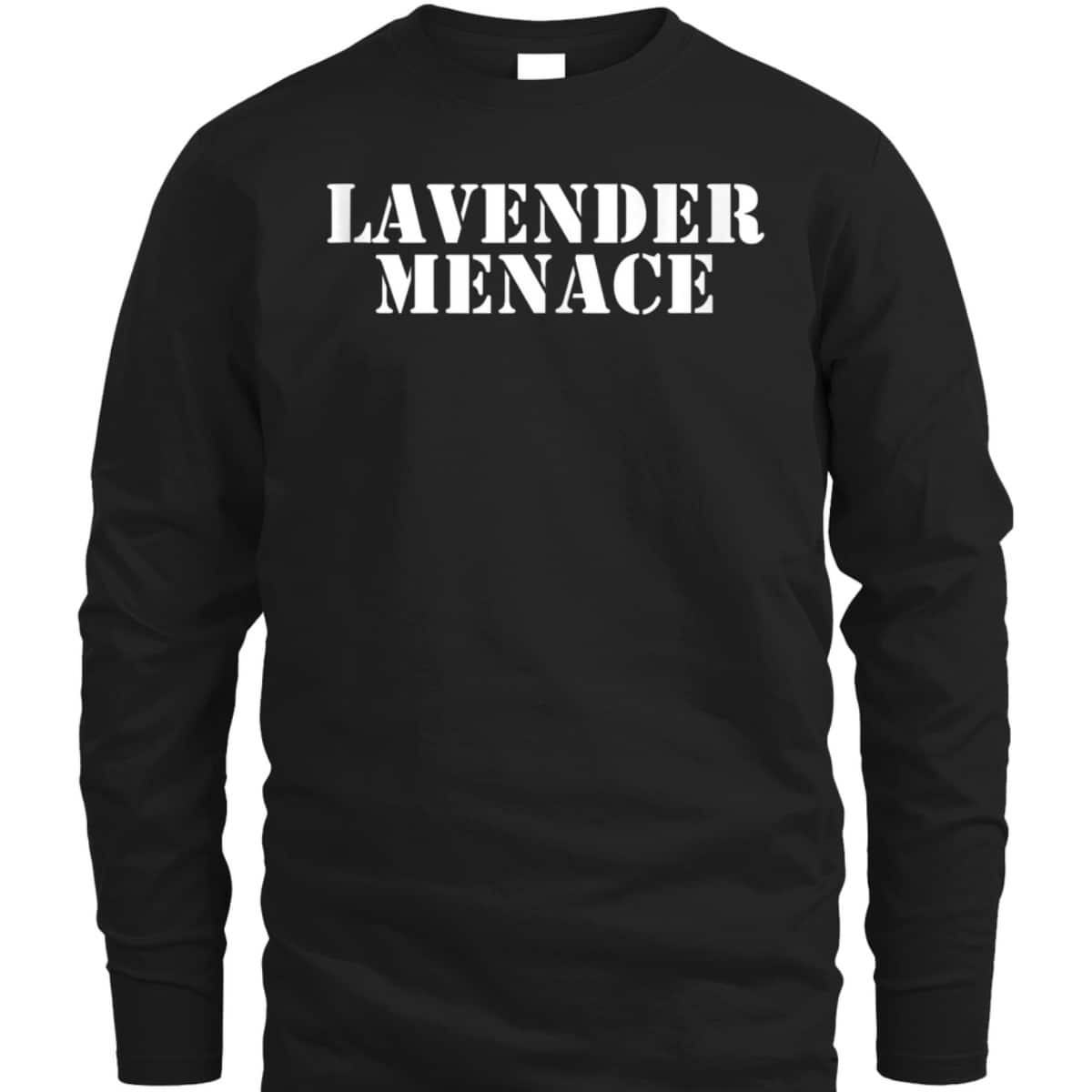Retro Lesbian Feminist Lavender Menace T-Shirt