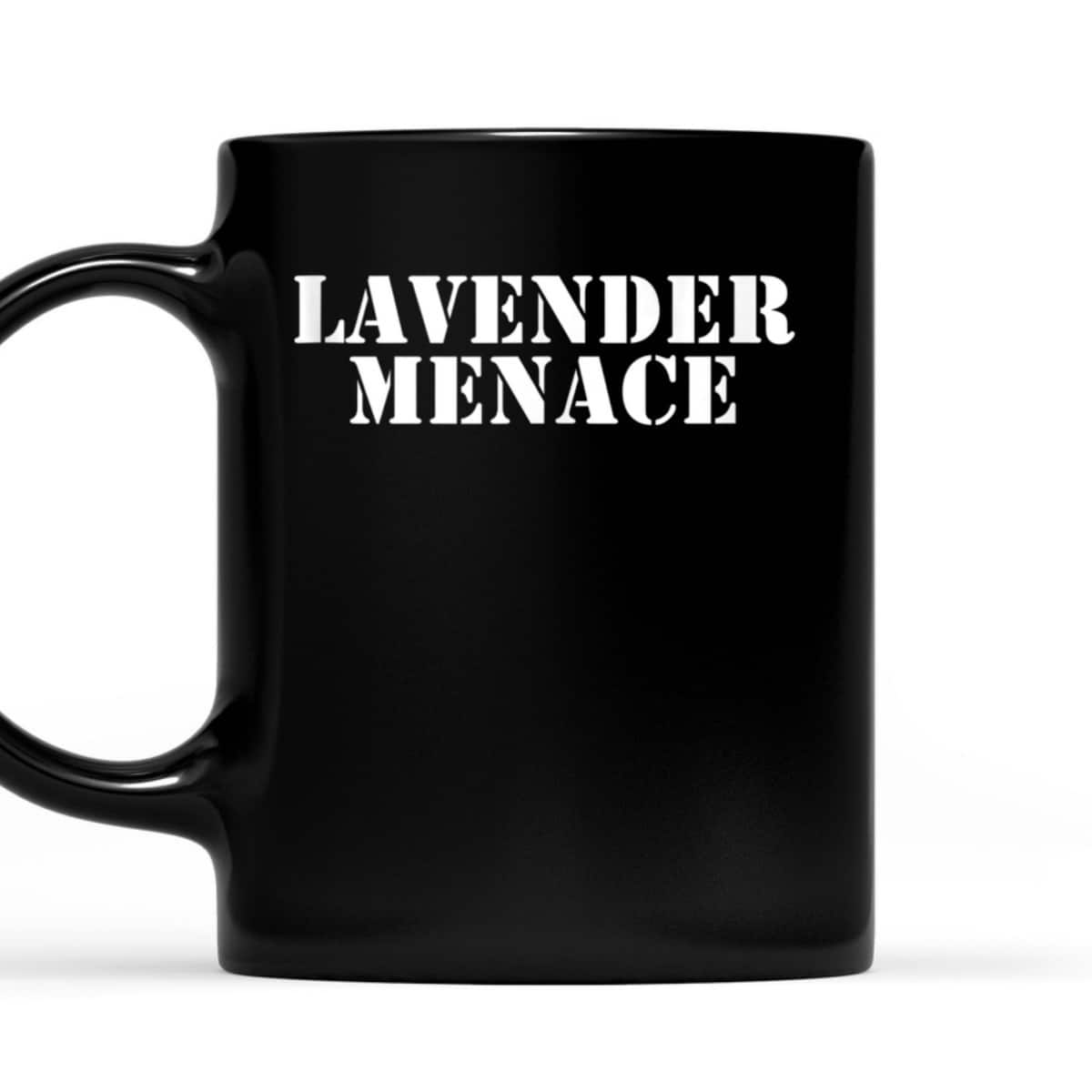 Retro Lesbian Feminist Lavender Menace T-Shirt