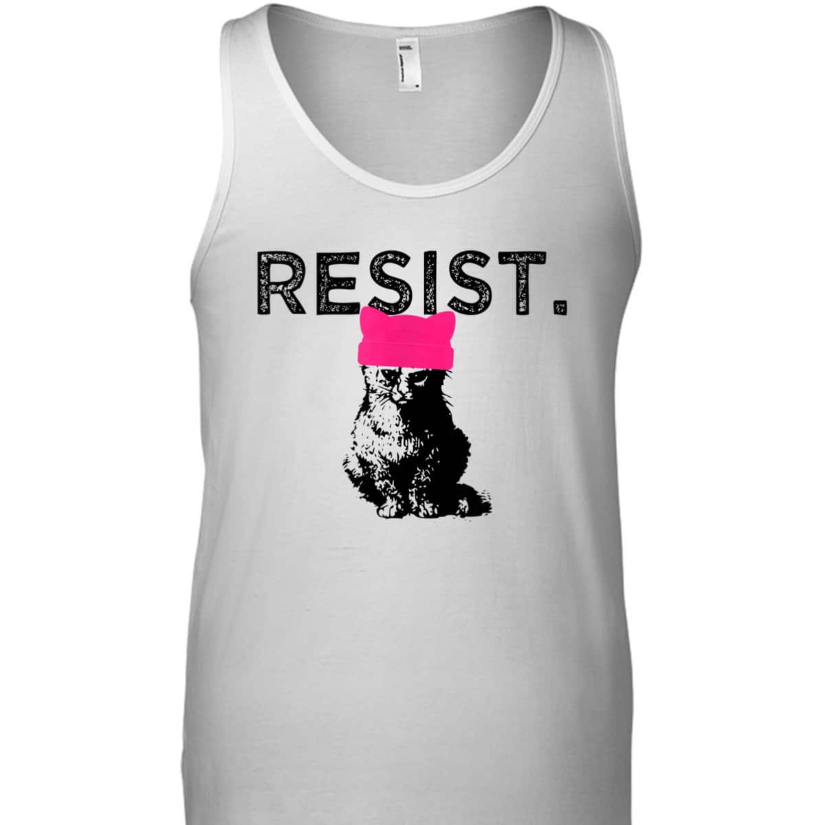 Feminist Resist Pussyhat Pink Hat Cat Lady T-Shirt Feminist Resist Pussyhat Pink Hat Cat Lady T-Shirt
