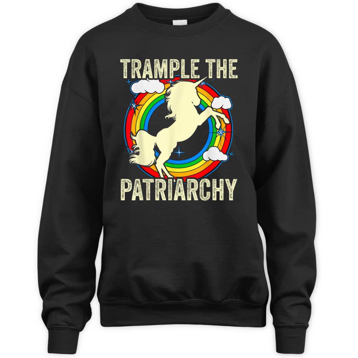 Trample The Patriarchy Rainbow Vintage Feminist T-Shirt Trample The Patriarchy Rainbow Vintage Feminist T-Shirt