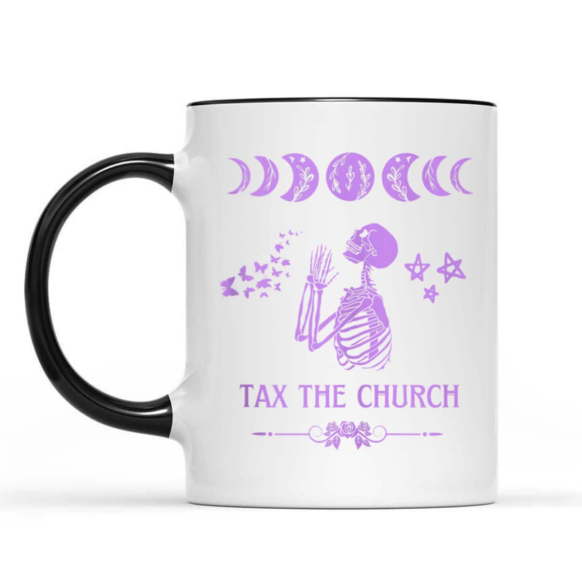 Pro Choice Purple Tax The Church Feminism And Goth Skeleton T-Shirt Pro Choice Purple Tax The Church Feminism And Goth Skeleton T-Shirt