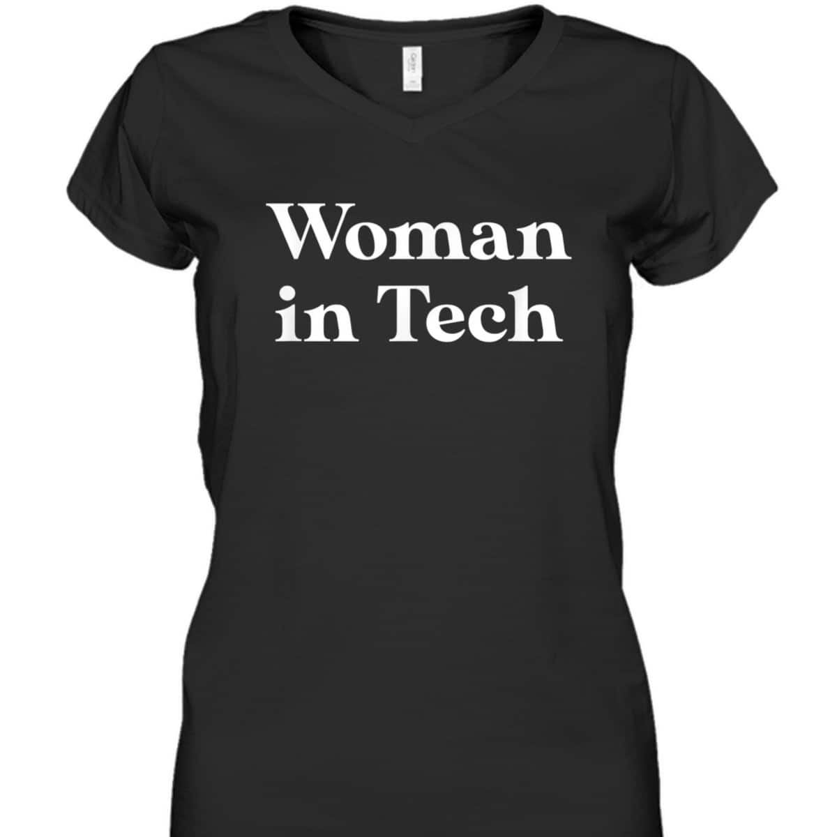 Feminist Programmer Woman In Tech T-Shirt