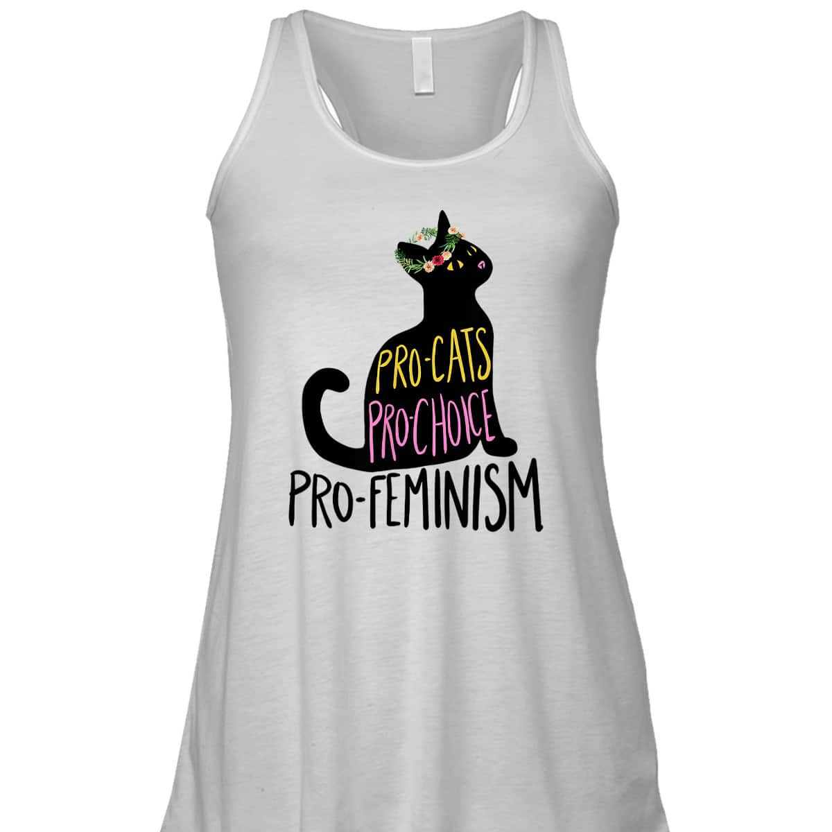 Pro Cats Pro Choice Pro Feminism, Black Cat Lover, Feminist T-Shirt Pro Cats Pro Choice Pro Feminism, Black Cat Lover, Feminist T-Shirt