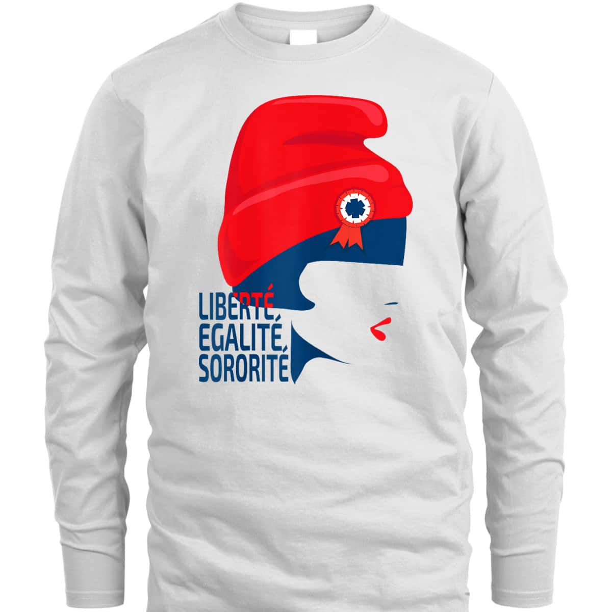 Liberty Equality Sisterhood Feminist Art T-Shirt