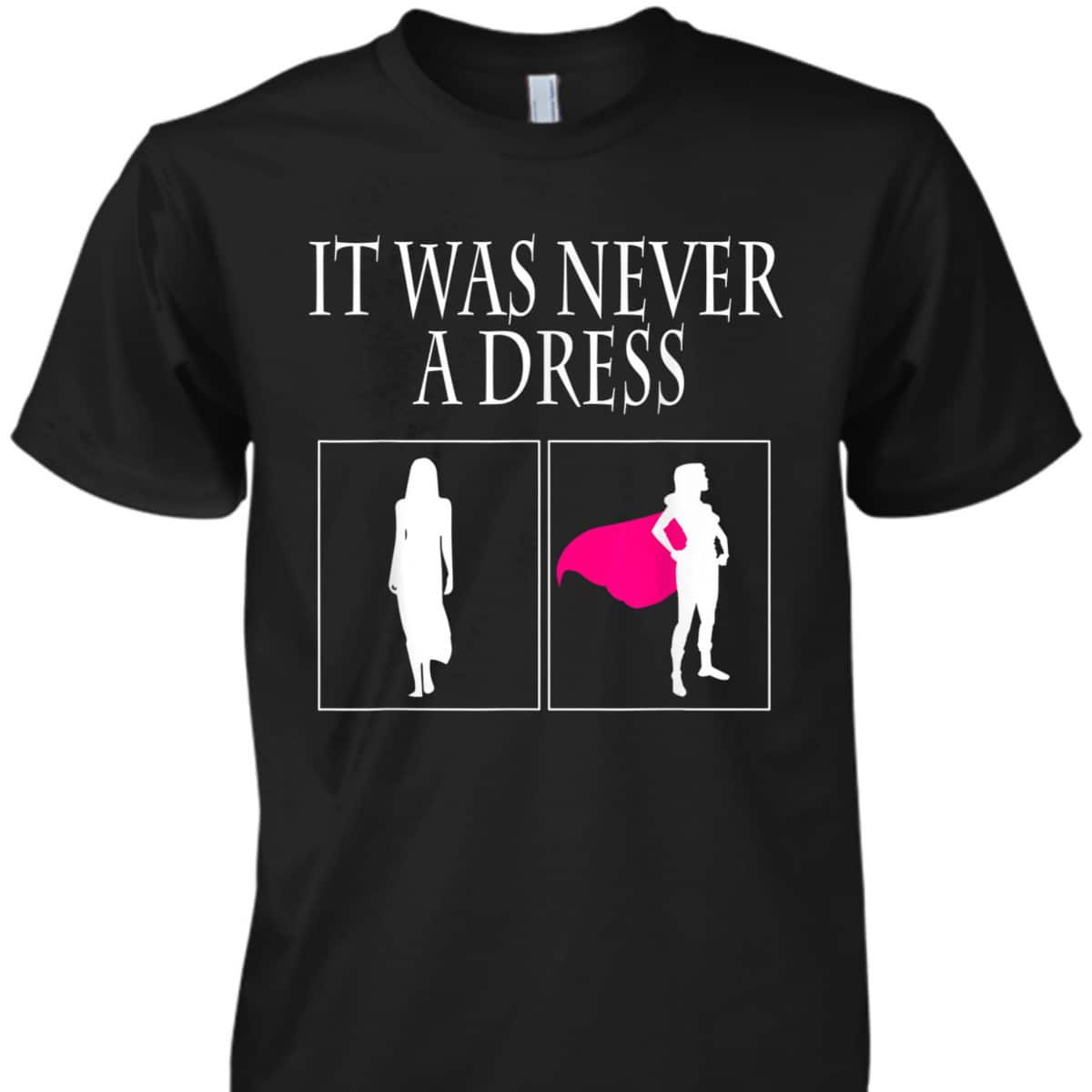 It Was Never A Dress Feminist Gift T-Shirt It Was Never A Dress Feminist Gift T-Shirt
